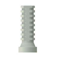 Абатмент из ПЭЭК - MU0602P - Vulkan Implants - внешний / прямой / временный