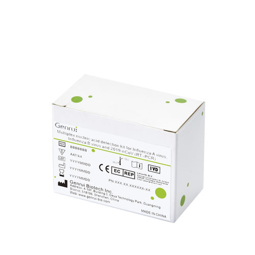 Экспресс-тест COVID-19 - Genrui Biotech Inc. - гриппа / для ДНК / SARS-COV-2