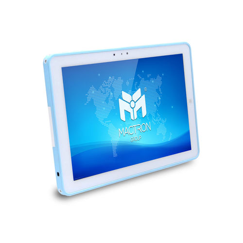 Планшетный медицинский ПК Intel® Atom™ - MMS1200 - MACTRON GROUP - для учреждений здравоохранения / со сканером штрих-кода / антибактериальный