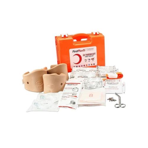 Медицинский набор для первой помощи - FP 02.105 - FIRSTPLUS - FIRST AID KITS - с перчаткой / стерильный