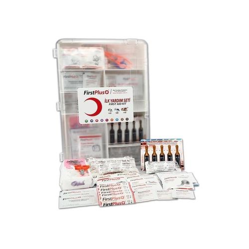 Медицинский набор для первой помощи - FP 03.112 - FIRSTPLUS - FIRST AID KITS - с перчаткой / стерильный