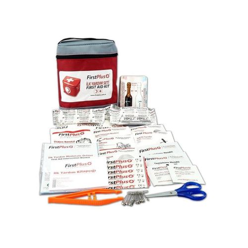 Медицинский набор для первой помощи - FP 06.103 - FIRSTPLUS - FIRST AID KITS - с перчаткой / стерильный
