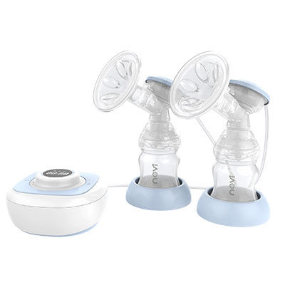 Электрический молокоотсос - XB-8709 - Wuxi Xinzhongrui Baby Supplies - с двойным насосом / портативный