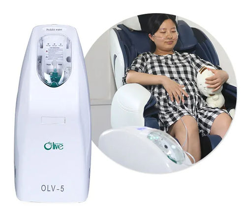 Концентратор кислорода для обслуживания пациентов на дому - OLV-5 - Zhengzhou Olive Electronic Technology - на роликах / высокая чистота
