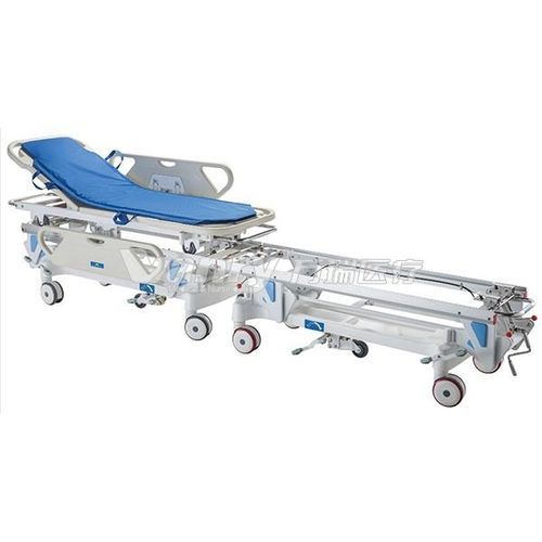 Транспортная тележка-каталка - E-1  - Hebei Vanry Medical Devices Co., Ltd. - ручная / с регулируемой высотой / 2 секции