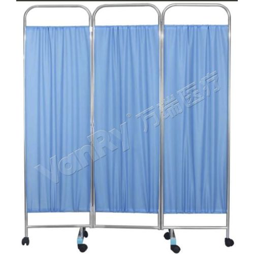 Медицинская ширма на роликах - K-5-1 - Hebei Vanry Medical Devices Co., Ltd. - мобильная / 3 стенки / для больничной палаты