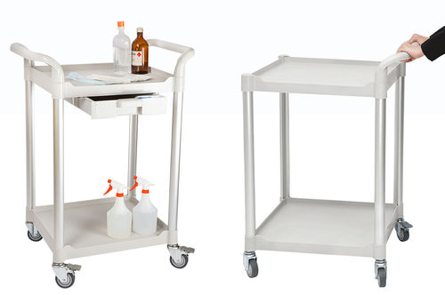 Тележка для больниц - DTGS-200-1 - Dony Trolley - для общего применения / транспортная / 2 уровня