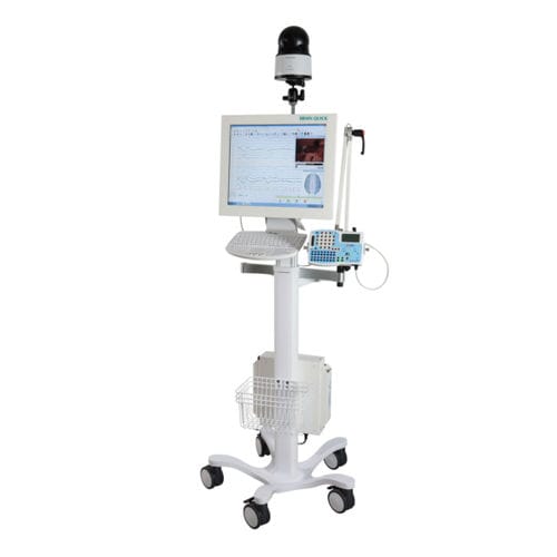 Монитор пациента на тележке - BRAIN QUICK®ICU - Micromed Italy - для ЭЭГ / для ЭМГ / для интенсивной терапии