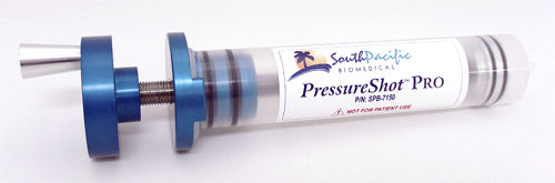 Шприц калибровки - PressureShot™ PRO - South Pacific Biomedical