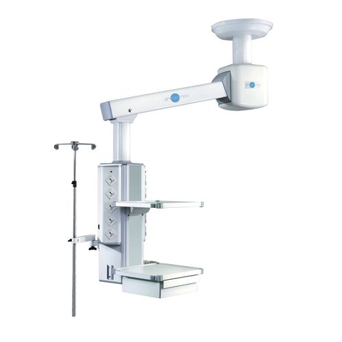 Механизированный медицинская консоль - PWM 100 - AMCAREMED TECHNOLOGY - потолочный / для операционной / шарнирный