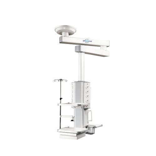 Потолочный медицинская консоль - EX200 - AMCAREMED TECHNOLOGY - для операционной / шарнирный / с простой консолью