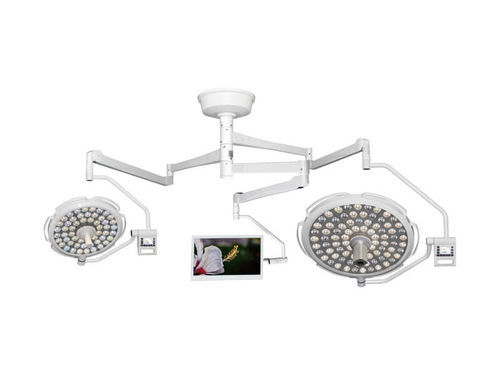 Потолочный хирургический светильник - AM-G700/500LED-TV - AMCAREMED TECHNOLOGY - светодиодный / 3 штатива / 95