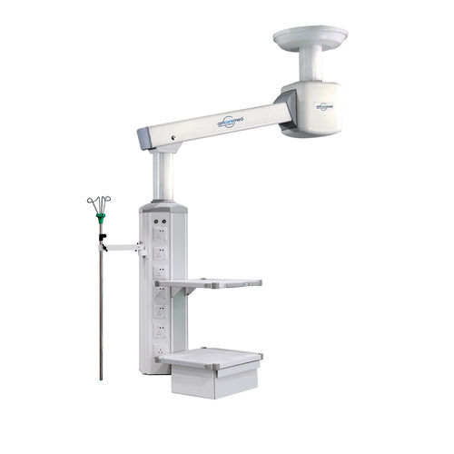 Механизированный медицинская консоль - PWM 100 - AMCAREMED TECHNOLOGY - потолочный / для операционной / шарнирный