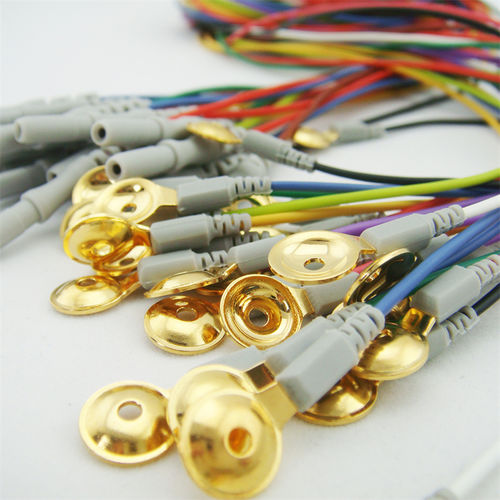 Электрод для ЭЭГ - Gold - Wuhan Greentek - медицинский / для ЭМГ / для ЭОГ