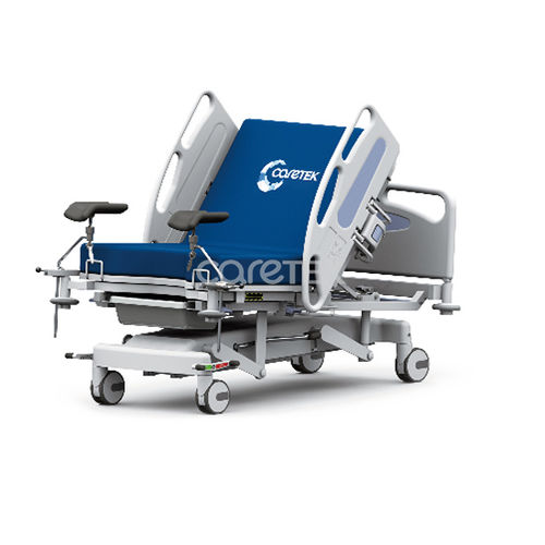 Кровать для родов - GB310 - Caretek Medical - ручная / с регулируемой высотой / на роликах