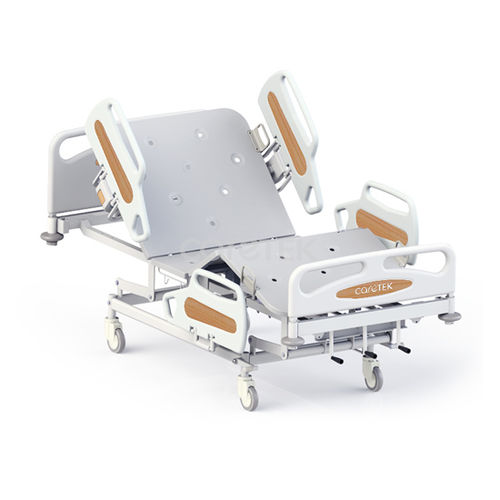 Медицинская кровать - M410-07 - Caretek Medical - электрическая / на роликах / 4 секции