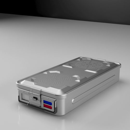 Контейнер для стерилизации для инструментов - SY.E series - Uzman Medical Equipments - перфорированный / из анодированного алюминия