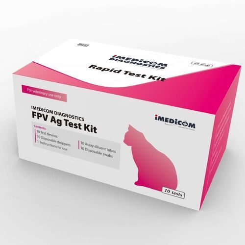 Набор для теста на инфекционные заболевания - IMEDICOM - для кошек / на антигены / на парвовирусные инфекции