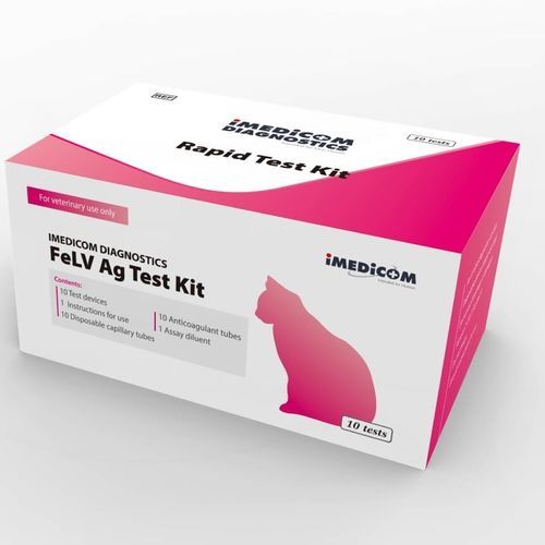 Набор для теста на кошачий лейкоз - IMEDICOM - для кошек / на антигены / для вирус лейкемии кошек