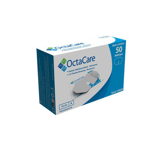 Фиксатор внутривенного катетера - 24609 - OctaMed Healthcare Products - рука / клейкий