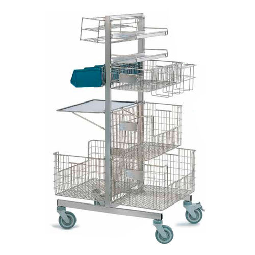 Медицинская тележка - H.1500 - PCM HABILCLASS - Medi.Caddie® - для больниц / для стерилизационных средств / для общего применения