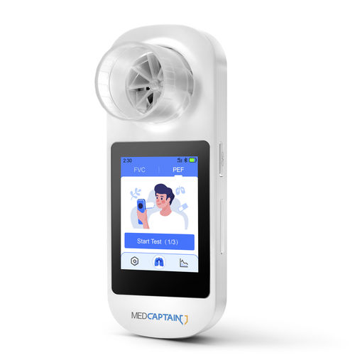Электронный спирометр - VC-10 - Medcaptain Medical Technology - портативный / для тренировки легких / для бытового применения