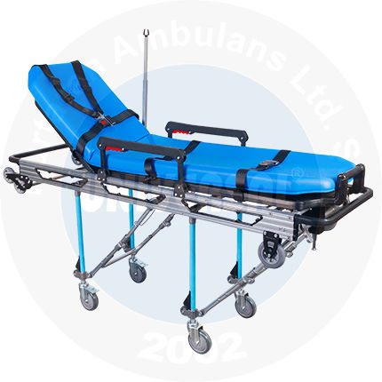 Транспортная тележка-каталка - KS001 - KURTARAN AMBULANS - для машин скорой помощи / ручная / с регулируемой высотой
