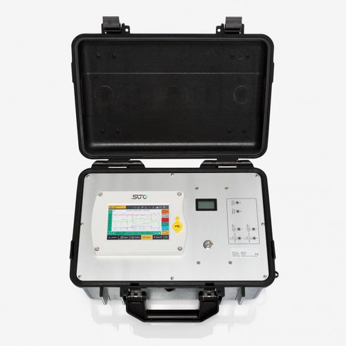 Регистратор данных точка росы - S551 - SUTO iTEC GmbH - расхода воздуха / с сенсорным экраном