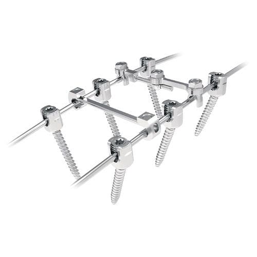Система остеосинтеза для грудо-поясничной зоны - Silver  - NORMMED Medical Devices - через задний отдел