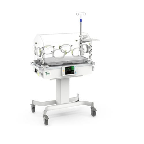 Неонатальный инкубатор на роликах - EcoLa2000 - BNG MEDICAL INSTRUMENTS - с монитором / с 6 операционными окнами