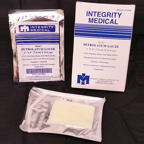 Стерильная повязка для защиты кожи - Petrolatum - Integrity Medical Devices - гипоаллергенная