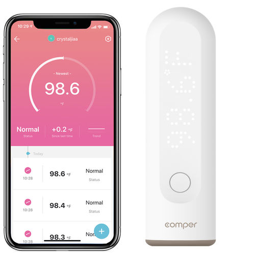 Медицинский термометр - Smart  - Comper Healthcare - инфракрасный / лоб / с зондом