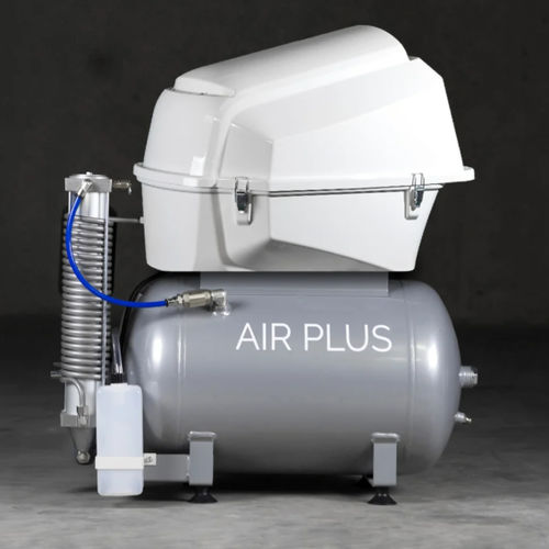 Компрессор для стоматологических кабинетов - Air Plus One dryer + sound cover - SIMPLE&SMART - для стоматологических лабораторий / с качающимся поршнем / 2 установки