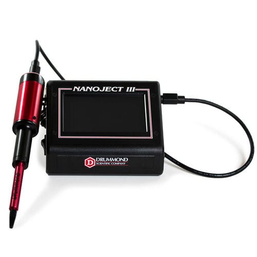 Микроинжектор с ручным приводом - Nanoject III - Drummond Scientific Company