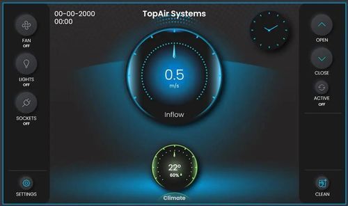Устройство управления расхода - ACTIVE  - TopAir Systems, Inc. - для измерения температуры / скорости воздуха / для вытяжных колпаков