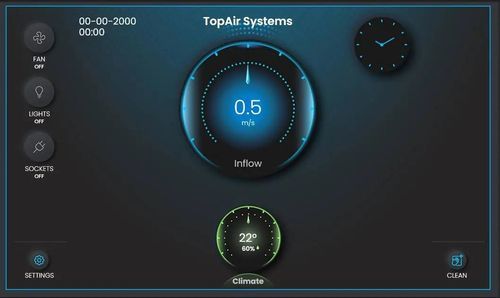 Устройство управления скорости воздуха - VAV  - TopAir Systems, Inc. - для вытяжных колпаков / с сенсорным экраном