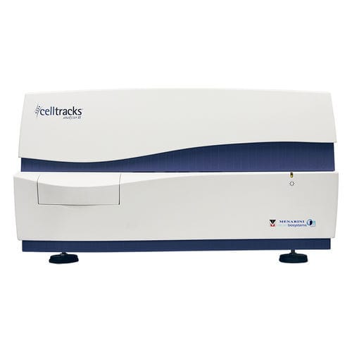 Анализатор для лабораторий - CELLTRACKS ANALYZER II® - Menarini Silicon Biosystems - настольный / флуоресцентный