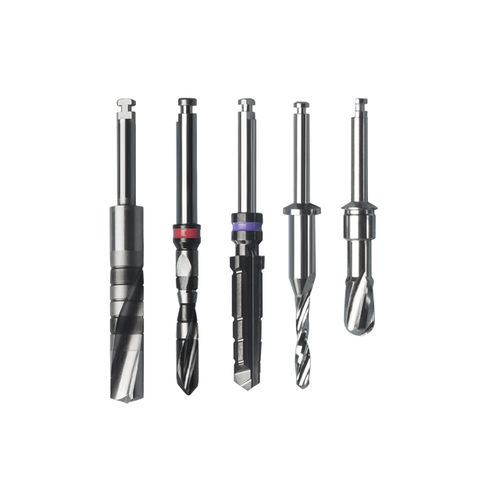 Сверло для управляемой хирургии - Shanghai LZQ Precision Tool - металлизированное / прямое