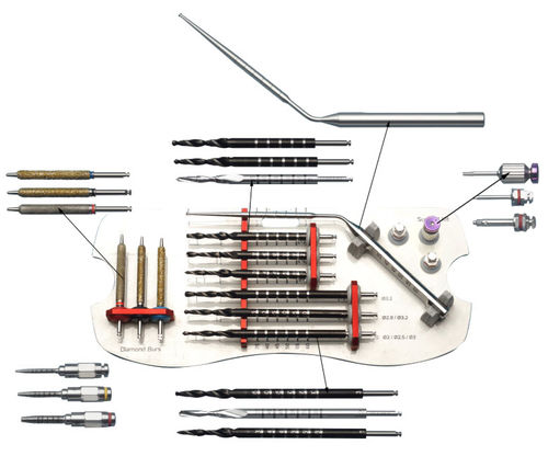 Универсальное сверло - Shanghai LZQ Precision Tool - для челюстно-лицевой хирургии / из нержавеющей стали