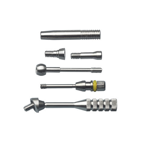 Винтовой имплантат из титана - S-1 - Shanghai LZQ Precision Tool - из нержавеющей стали / анатомический