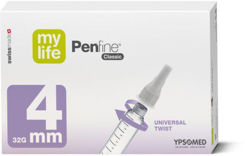 Игла для инъекции инсулина - mylife Penfine® Classic - MyLife - безопасная / ручка