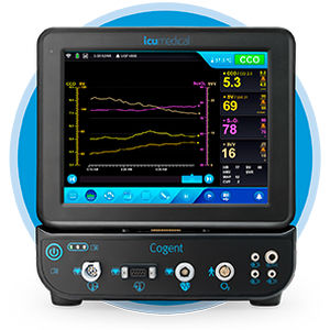 Компактный многопараметрический монитор пациента - Cogent™ - ICU Medical - для ЭКГ / NIBP / SpO2