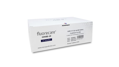 Набор для теста COVID-19 - fluorecare® MF-61 - Shenzhen Microprofit Bio-tech Co., Ltd. - IgG / иммуноглобулин M / SARS-COV-2