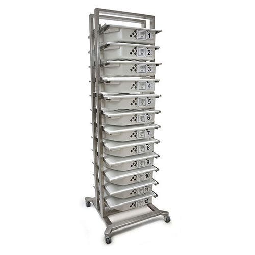 Стойка для эндоскопов - RACK12™ - MDG Engineering - для лапароскопии / для лабораторий / для хранения