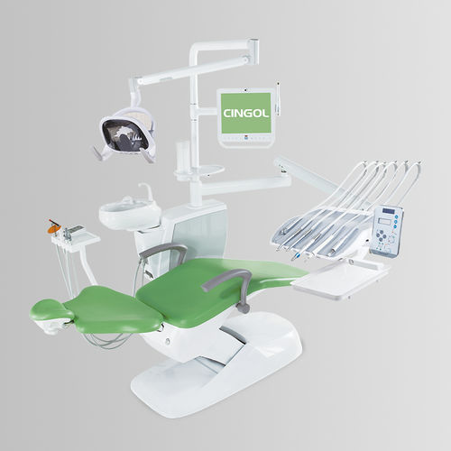 Стоматологическая установка с монитором - X1 2020 Top-Mounted - Foshan Cingol Medical Instrument Co.,Ltd - с держателем инструментов / со светодиодной подсветкой