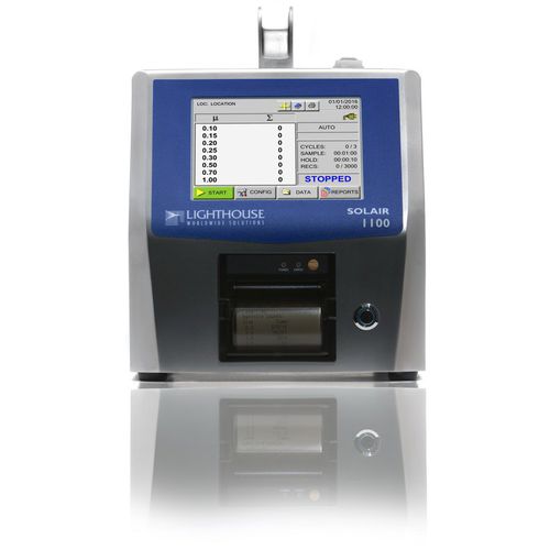 Счетчик частиц лазер - Solair 1100LD - Lighthouse Worldwide Solutions - для чистых помещений / переносной / 8 каналов