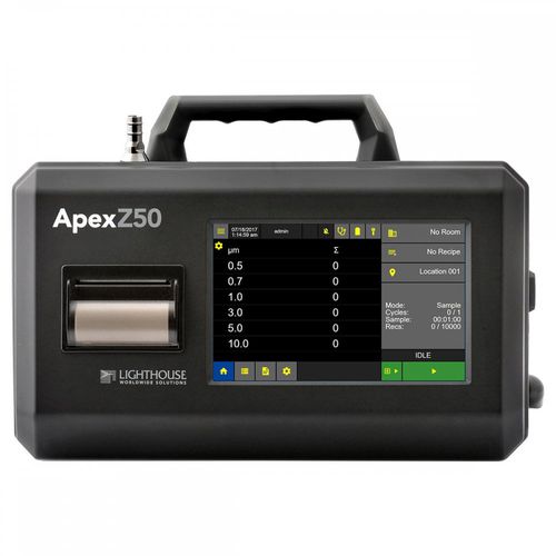 Счетчик частиц лазер - ApexZ series - Lighthouse Worldwide Solutions - для чистых помещений / на аккумуляторе / переносной