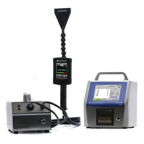 Тестер герметичности для высокоэффективного воздушного фильтра - ScanAir Pro - Lighthouse Worldwide Solutions - расхода / настольный / компактный