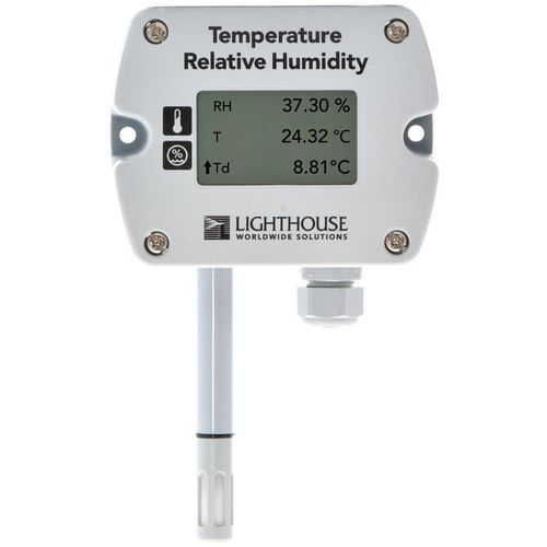 Датчик для измерения температуры - Remote TRH-02-15 - Lighthouse Worldwide Solutions - давления / влажности / для лабораторий