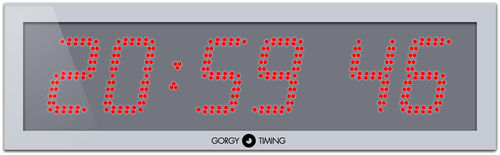 Цифровой часы - LEDI® 12S outdoor double face - Gorgy Timing SAS - для учреждений здравоохранения